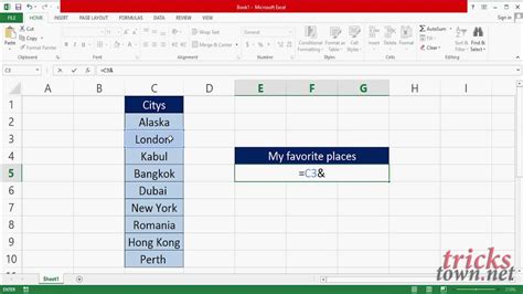 Combine Text From Multiple Cells Formula In Ms Excel Youtube