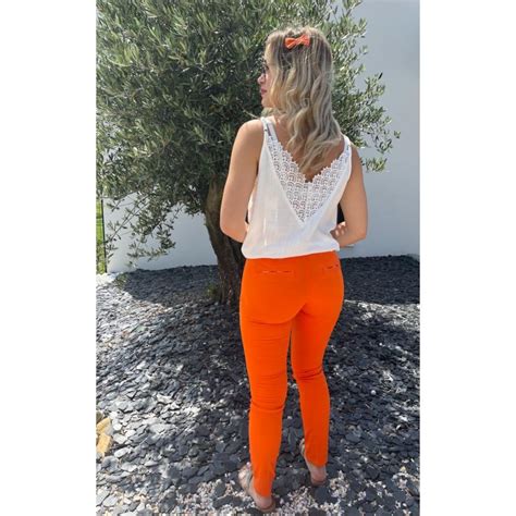 Pantalon Happy Orange Un Rayon De Soleil