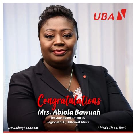 Abiola Bawuah Emerges First Female UBA Africa CEO Business Post Nigeria