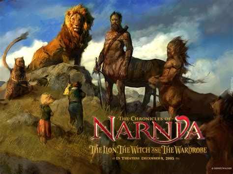 The Chronicles Of Narnia Lew Dzieci Napis Centaur