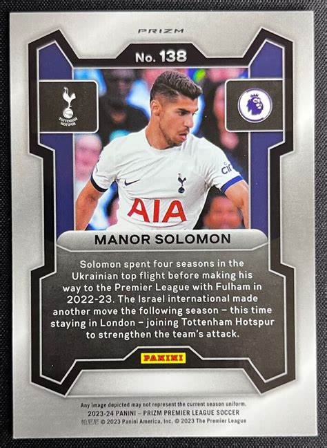 2023 24 Panini Prizm EPL Manor Solomon Disco Breakaway Rookie RC