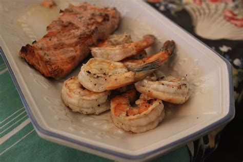 09 Grilled Salmon And Shrimp The Steady Table