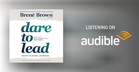 Dare to Lead by Brené Brown Audiobook Audible