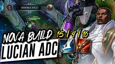 NOVA BUILD LUCIAN WILD RIFT MUITO DANO ADC YouTube