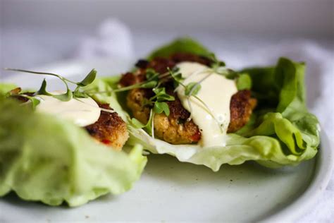 Whole30 Crab Cakes With Lemon Garlic Aioli The Defined Dish