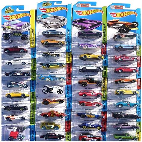 Mattel Hot Wheels Caja Con 72 Autos De Juguete Fundidos A Presión