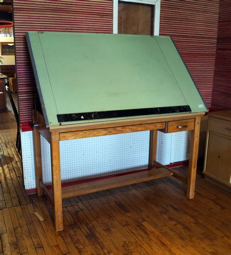Antique Wood Mayline Drafting Table – Salvage One