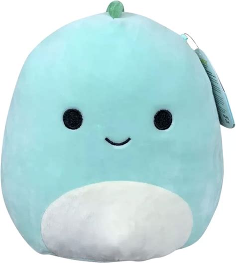 RARE Squishmallow BEN The TEAL DINOSAUR 14 INCH PLUSH Pillow Kelly Toy