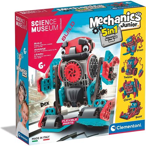 Clementoni Конструктор Science Museum Mechanics Junior (5 в 1) 61360 FT ...