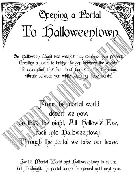 Inspired by Aggie Cromwell's spell book from the Halloweentown Movies ...