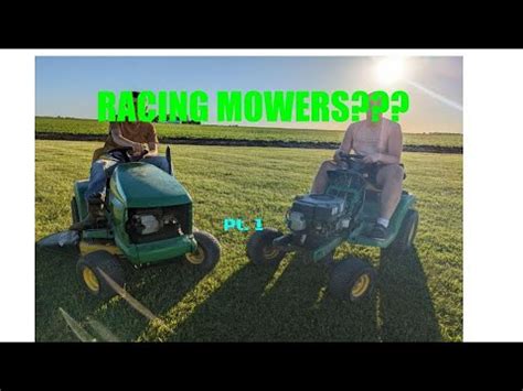 The Racing Mowers PT 1 YouTube