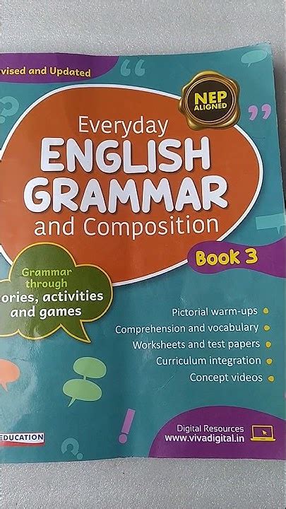 Class 3rd Everyday English Grammar And Composition Book Solutions New