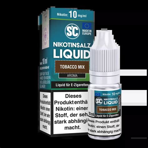 Sc Tobacco Mix Nikotinsalz Liquid