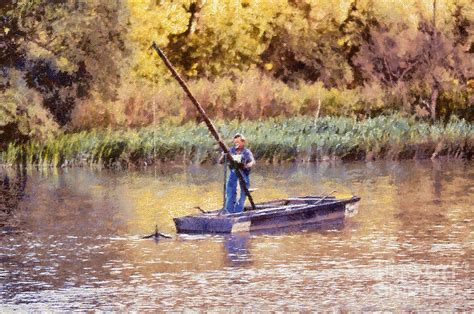 The Fisherman Painting By Odon Czintos Fine Art America