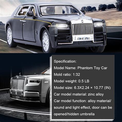 Rolls Royce Phantom Modelo de automóvil de juguete coleccionable de