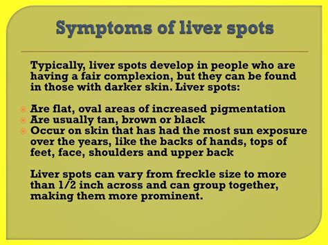 PPT - Liver Spots : Causes, Symptoms, Daignosis, Prevention and ...