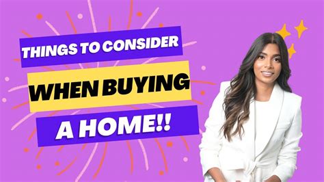 6 Key Factors To Keep In Mind When Purchasing Your Dream Home Youtube