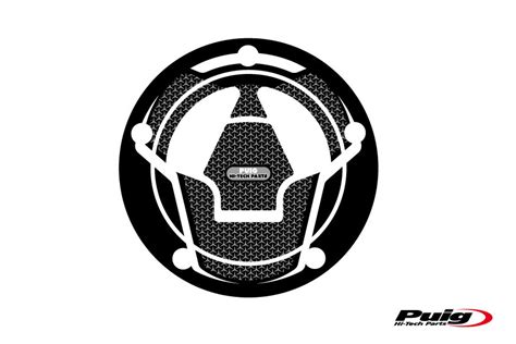Puig Fuel Cap Cover Naked Kawasaki C Grey Motoboss