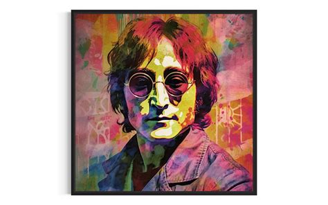 John Lennon Art Print Signed And Numbered Print Limited Run Of 10