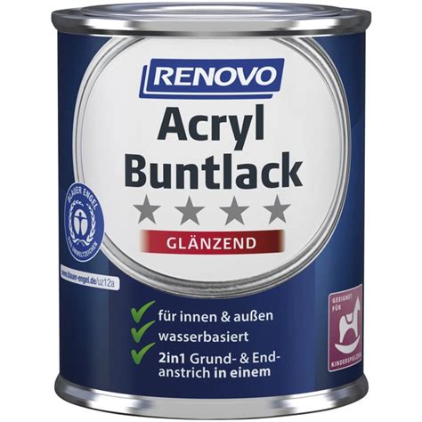 Renovo Acryl Buntlack Laubgr N Ral Gl Nzend Ml Hagebau De