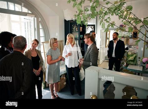 Business People Talking Together Stock Photo Alamy
