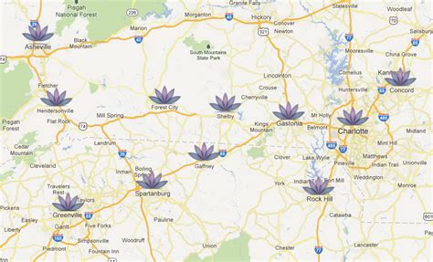 Service Area Carolinas Mobile Massage Therapy Of Charlotte