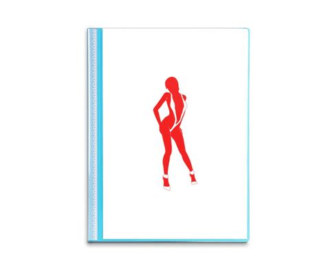 Stand Bikini Beauty Woman Book Sheet Protectors Portfolio Binder Folder