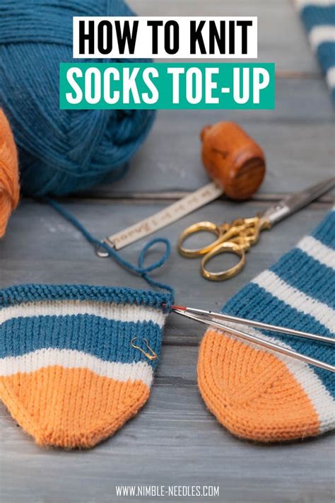 How To Knit Socks Toe Up A Tutorial For Beginners Free Pattern