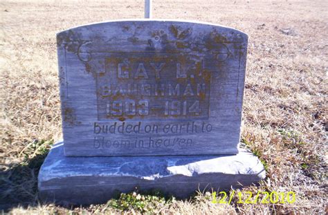Gay Leonard Baughman 1903 1914 Find A Grave Memorial