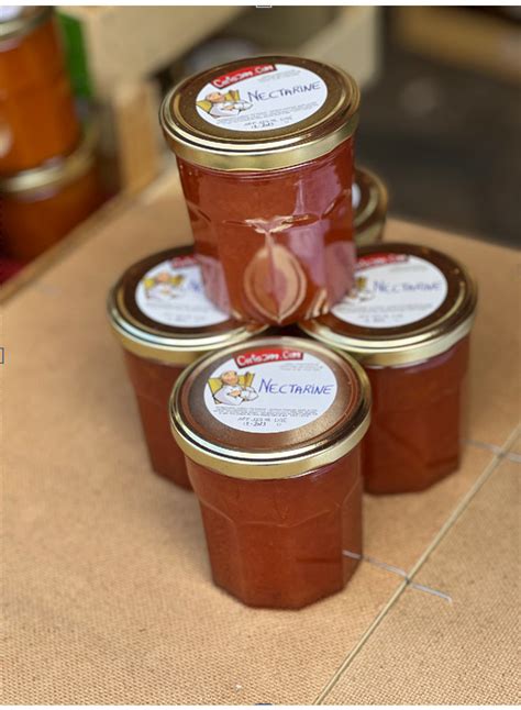 Nectarine Confituur Jam Meer Fruit Minder Suiker Artisanaal