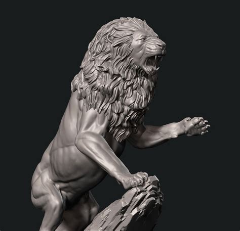 Artstation Lion Statue Resources