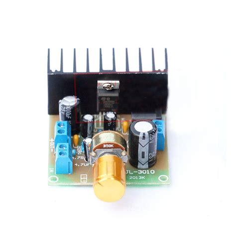 Qianson TDA2030A 15W Mono Channel Audio Power Amplifier Board AC DC 12V