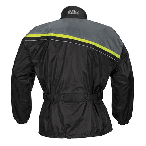 Gms Regenjacke Douglas Schwarz Gelb Fluo Regenjacken Bmo Bike