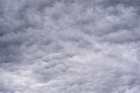 Stormy Clouds Background Dramatic Stormy Sky With Dark Heavy Clouds