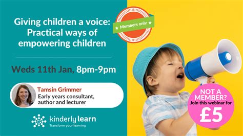 Practical Ways Of Empowering Children Cpd Webinar Kinderly