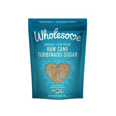 Wholesome Sweeteners Organic Raw Cane Turbinado Sugar 24 Oz Wholesale