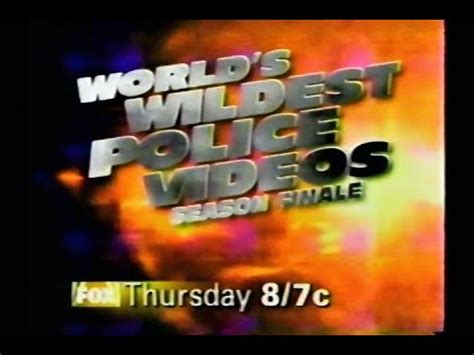 1998 FOX World S Wildest Police Videos Promo YouTube