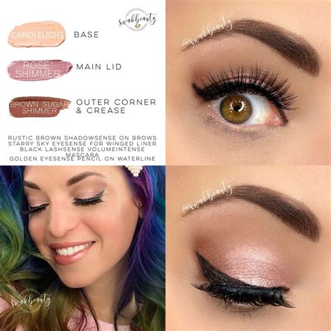 Ros Shimmer Brown Sugar Shimmer Shadowsense Eye Look Senegence