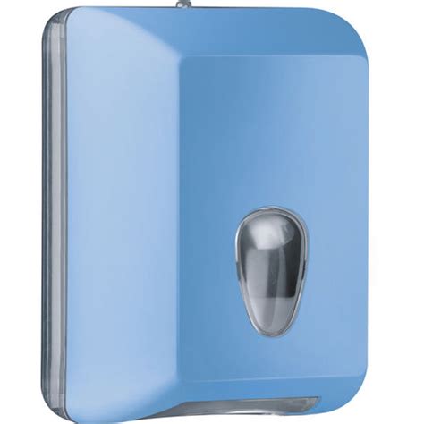 Wall Mounted Toilet Paper Dispenser Light Blue Linea Colored