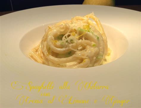 Cucinando Tra Le Nuvole Spaghetti Alla Chitarra Con Crema Di Limone E