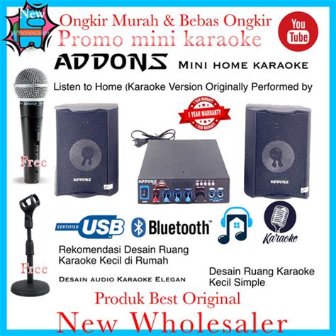 Jual Paket Sound Karaoke Addons Inch Cafe Pondok Ruangan Original