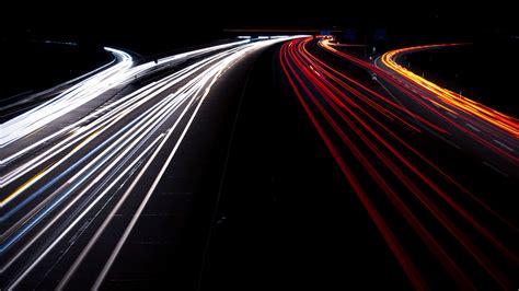 Free Images Light Bridge Night Highway Line Darkness