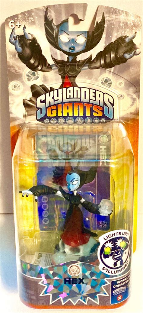 Skylanders Giants Lightcore Hex Character Action Figure Lights Up Swap