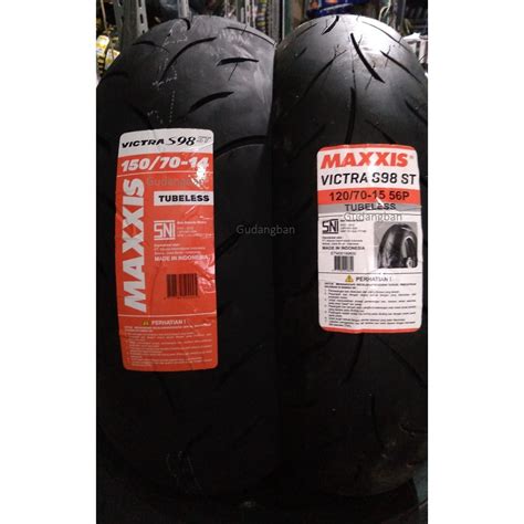 Jual PAKET 2 BAN XMAX HOT PROMO Maxxis Victra 120 70 15 Dan 150