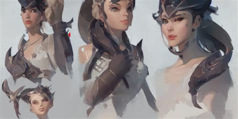 Character Sheet Of Princess Beautiful Overwatch By Stable Diffusion