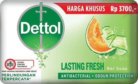 Sabun Anti Bakteri Lasting Fresh 65gr HK Dettol