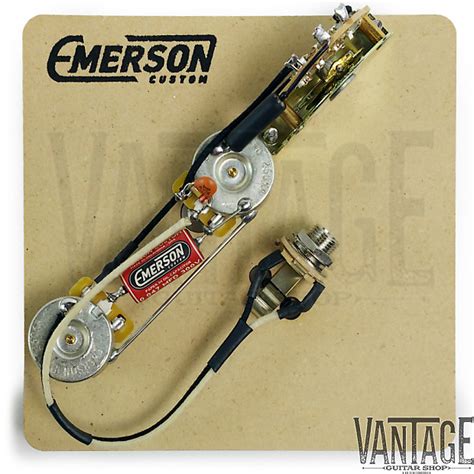 Emerson Custom E3 250K Esquire 3 Way Paper In Oil Prewired Reverb