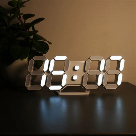 Modern Minimalist Digital Wall Clock