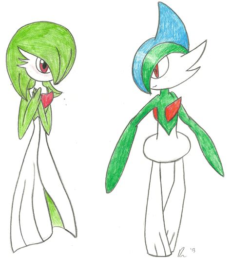 Gardevoir And Gallade By Darkflow215 On Deviantart