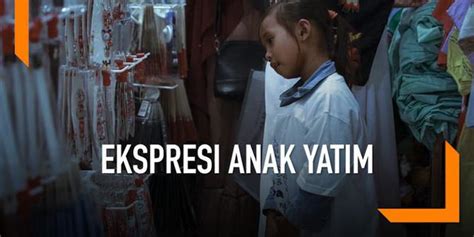 Video Mengharukan Ekspresi Anak Yatim Saat Belanja Baju Lebaran